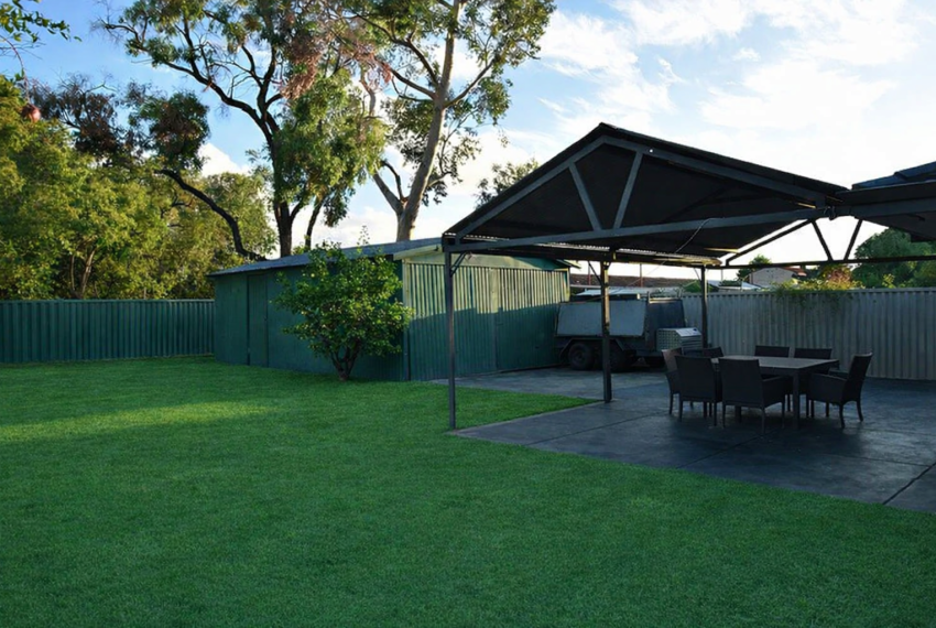 Clear outdoor table